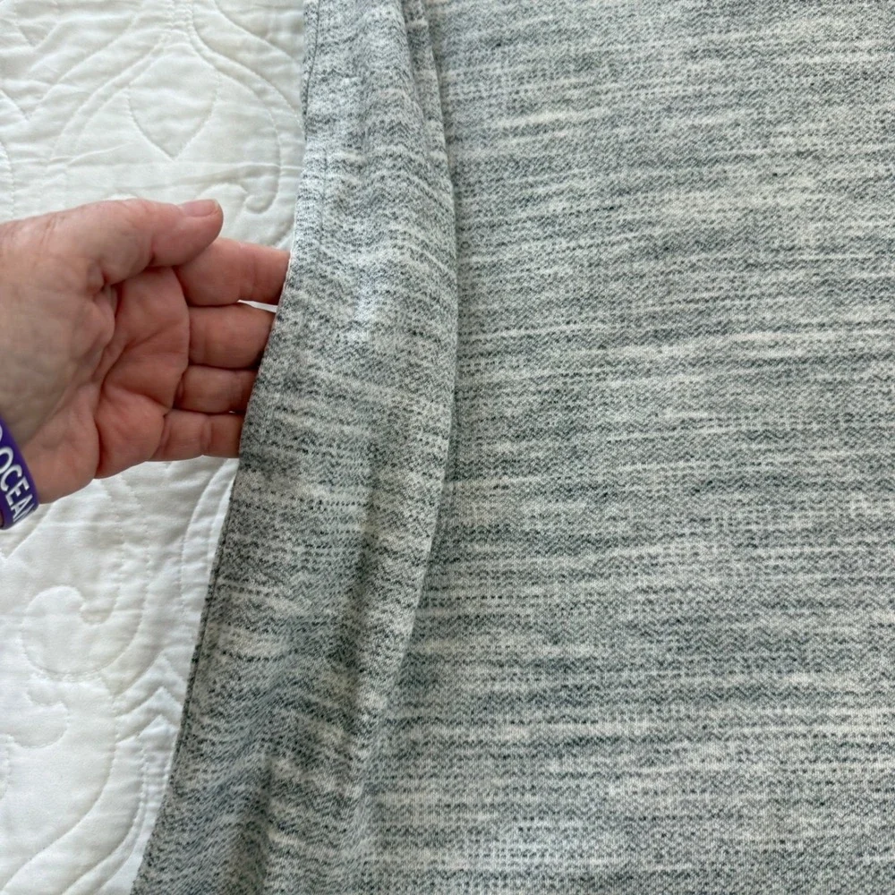 ATM Anthony Thomas Melilla Sweatshirt Dress Heathered Grey Pockets WM Medium EUC